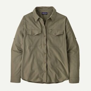 Patagonia Women's LS Self-Guided Sun Shirt River Rock Green‎ Medium NWT